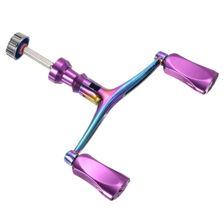 Fishing Reel Handle Power Handle Double Knob Grip Rocker Arm Replacement, Colorful