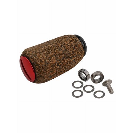 Fishing Reel Knob Rocker For-Shimano For Daiwa Modified Soft Rubber Cork Wood Handle Knob For Baitcast Reel Accessories