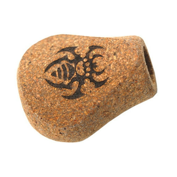 Fishing Reel Knob Spider Pattern Universal Wear-resistant Reusable Convenient Anti-skid Cork Reel Handle Grip Fishing Refit Accessories for Spinning Reel