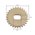 thumbnail image 1 of Fishing Reel Parts Spinner Wheel Ratchet Gear for Spindle Pronunciation Gear Fishing Maintenance Replacement Fishing Equipment, 1 of 12