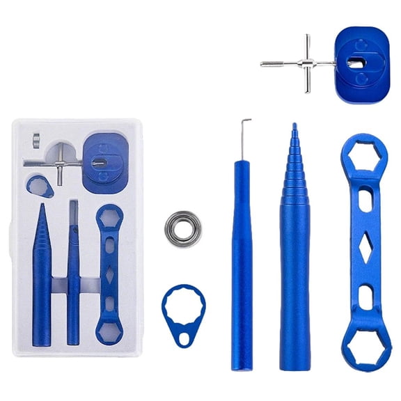 Fishing Reel Repair Tool Kit, Aluminum Alloy Baitcaster Set Maintenance