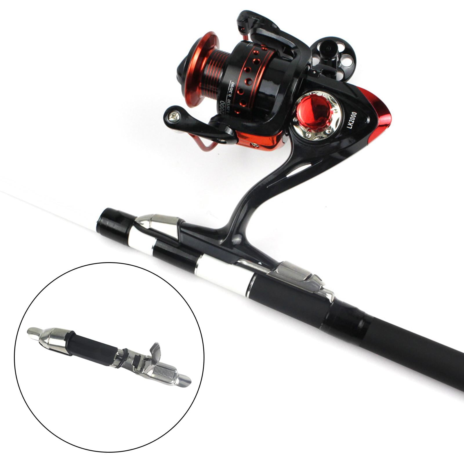 Stainless Steel Plate Snap Lock Fishing Reel Seat Rod Clip