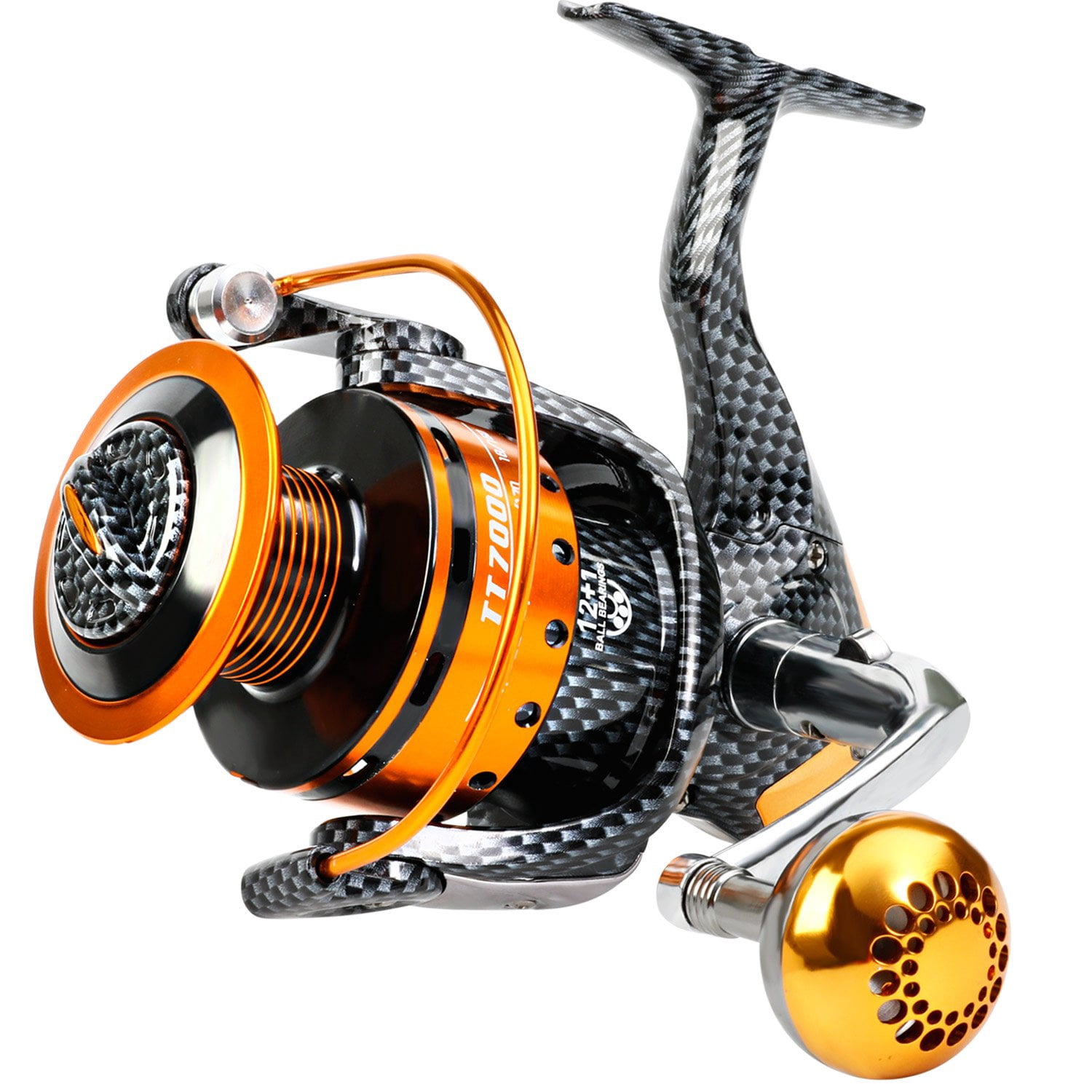 Fishing Reels- 12+1 Bb  Light And Smooth Spinning Reels Carbon Fiber Drag Saltwater Freshwater