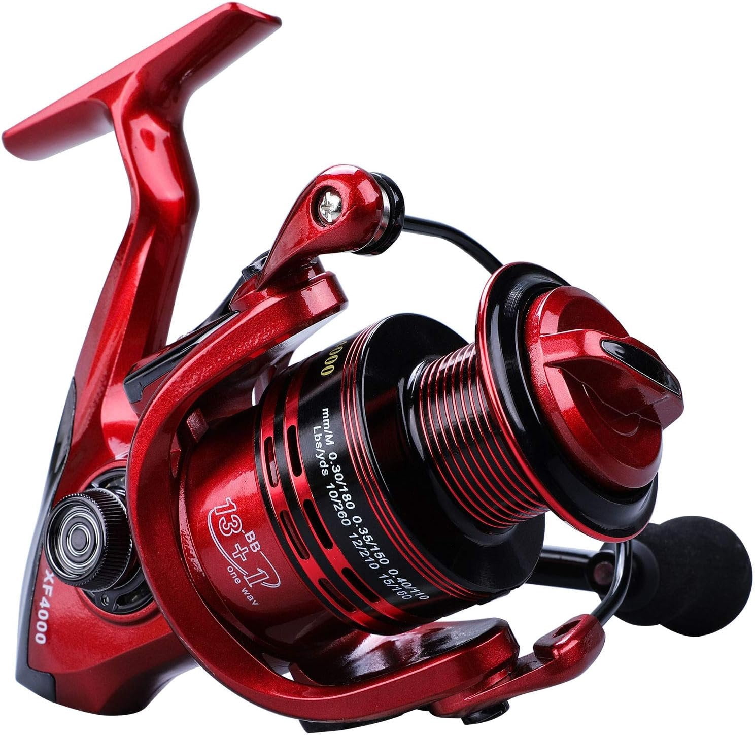 Fishing Reels,13+1BB Light Weight and Ultra Smooth  Spinning Reels for Saltwater and Freshwater Fishing