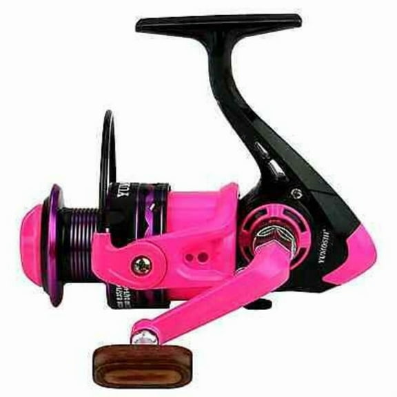 Fishing Reels Fish Alarm Drag 5-12KG Spinning Reel Metal Spool 5.2:1 Green Pink