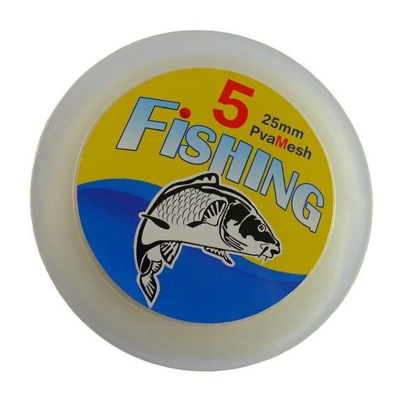 Fishing Rig Bag Soluble Fishing Mesh 5m PVA Mesh Dissolving Rig Baits Wrap Bags