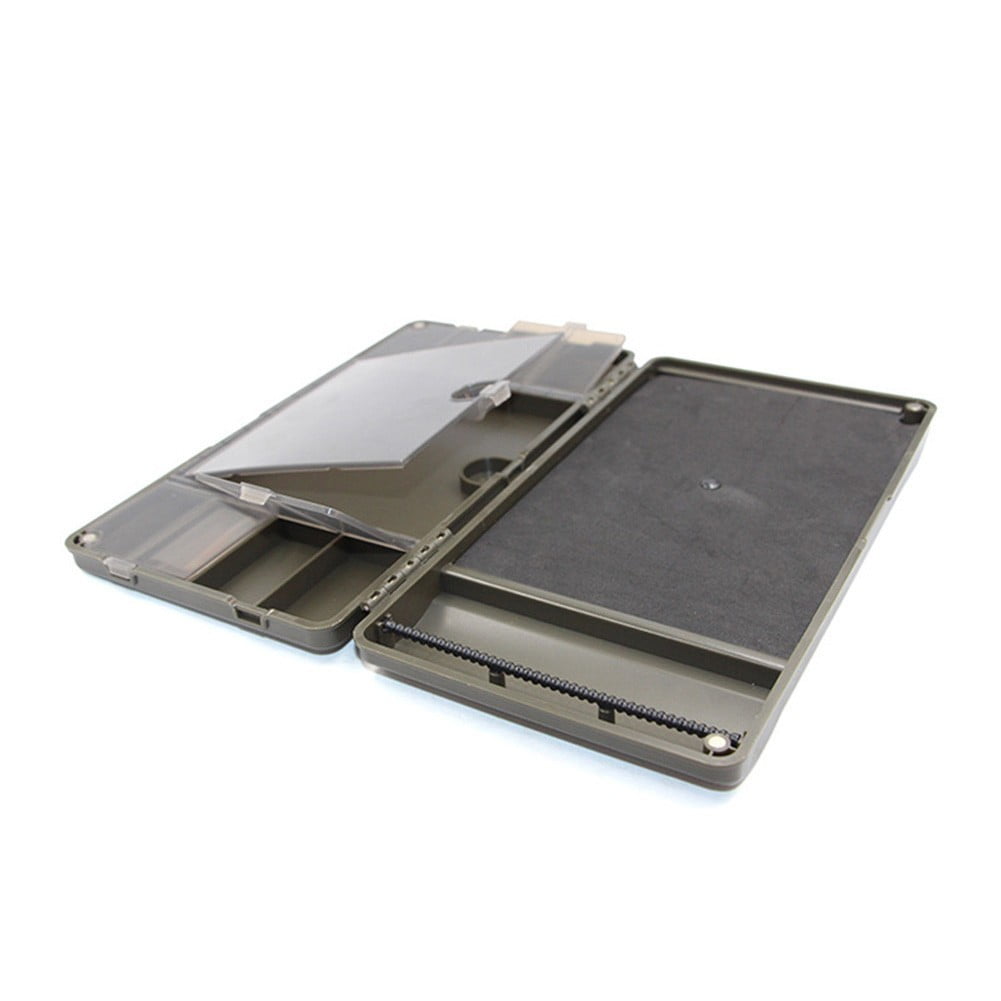 Fishing Rig Board Box & Terminal Tackle System Carp Swivels Hooks