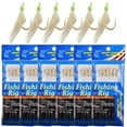 thumbnail image 1 of Fishing Rigs Bait Fish Skin Rig Hooks, 6 Packs Glow Fishing Bait Rigs with Fish Skin Size 4 6 8, 1 of 7