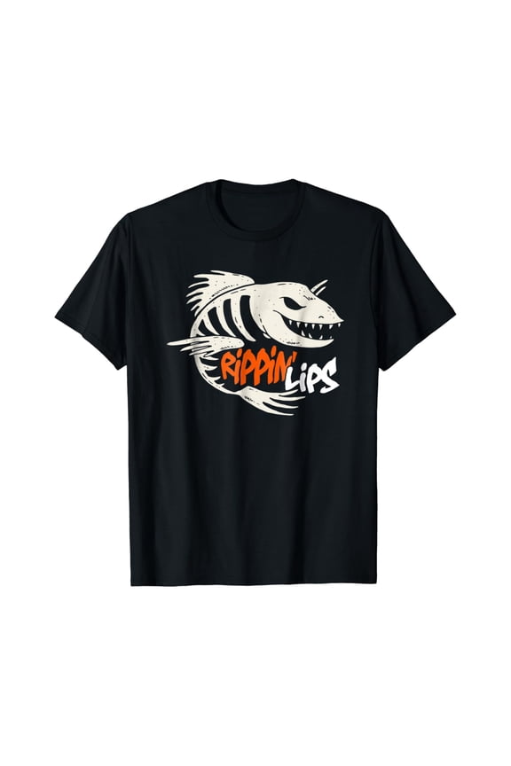 Fishing Rippin' Lips Fish Bones T Shirt