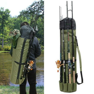  PLUSINNO Fishing Backpack with Rod Holders, Large