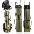 thumbnail image 1 of Fishing Rod Bag for 5 Poles - Durable Pole Storage Carrier Travel Case, Portable Fishing Tackle Organizer Holder for Men, 1 of 9