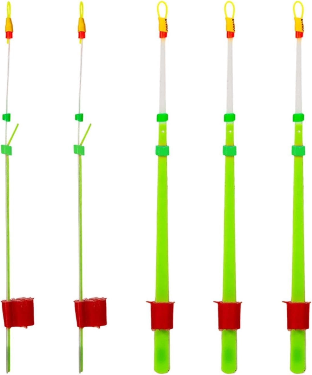 Fishing Rod Bite Indicator 5 Pieces - Fish Biting, Pole Tracking Alert ...