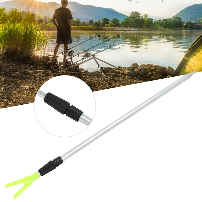Fishing Rod Bracket Stretchable Aluminum Portable Fish Pole Ground