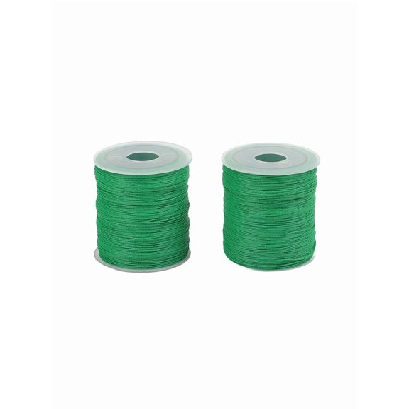 Fishing Rod Building Thread Nylon For Guide Ring Securing, 60 70M Length, And Resistant Material For Repair(2pcs green)