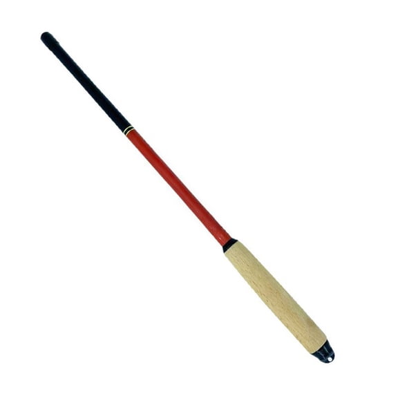 Fishing Rod Built with Ultra-Short Sections Using Light Hard Carbon and Solid Wood Grip for Enhanced for Mini Rod Handling (1.2M Red)