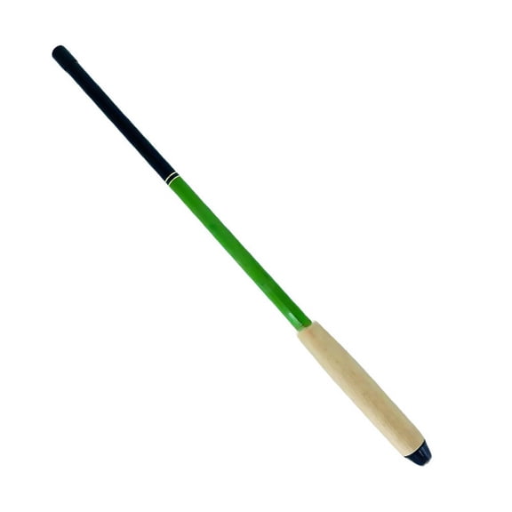 Fishing Rod Built with Ultra-Short Sections Using Light Hard Carbon and Solid Wood Grip for Enhanced for Mini Rod Handling (1.8M Green)