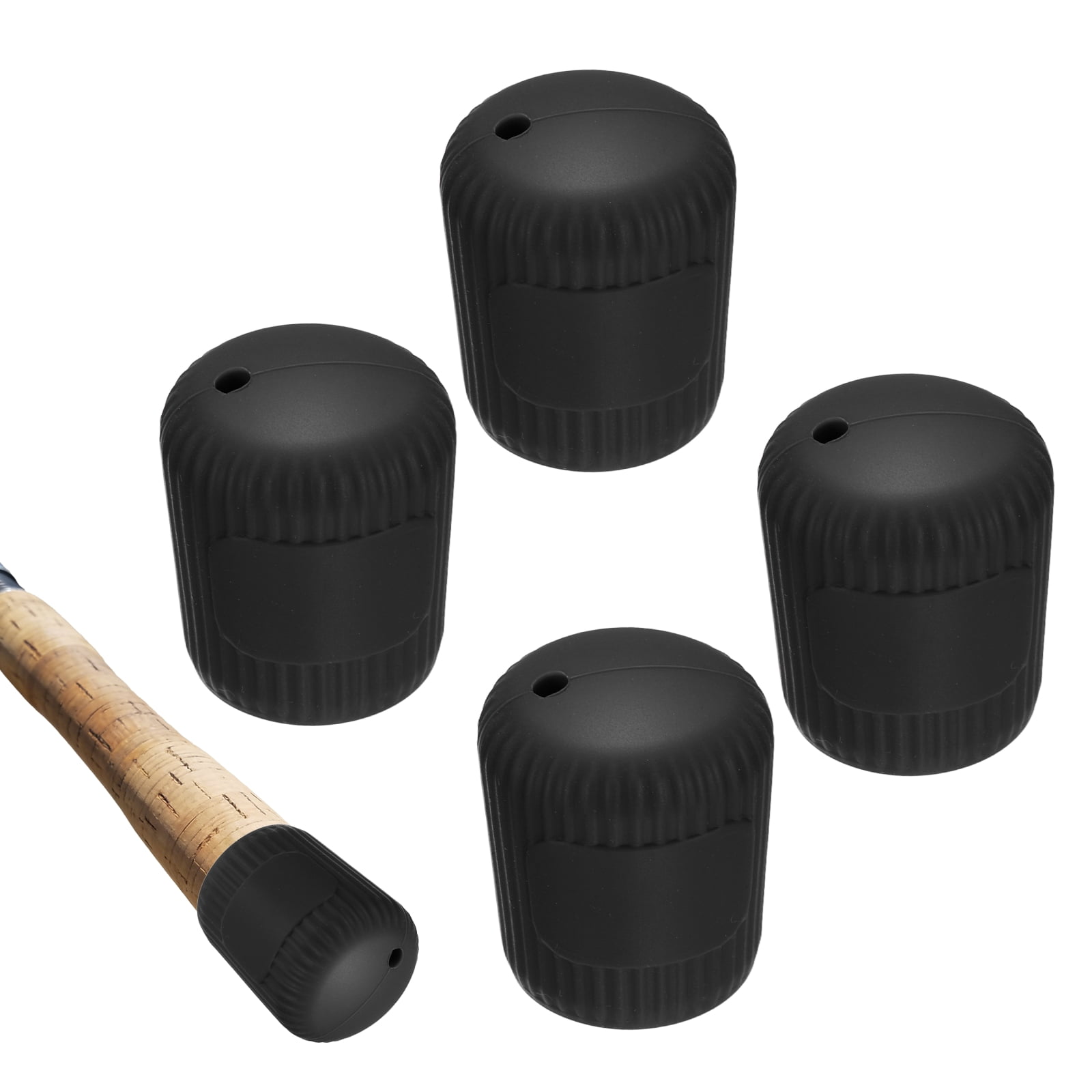 Fishing Rod Butt Cushion, Cap End Pole Seat Cushions Protector 4 Pack ...