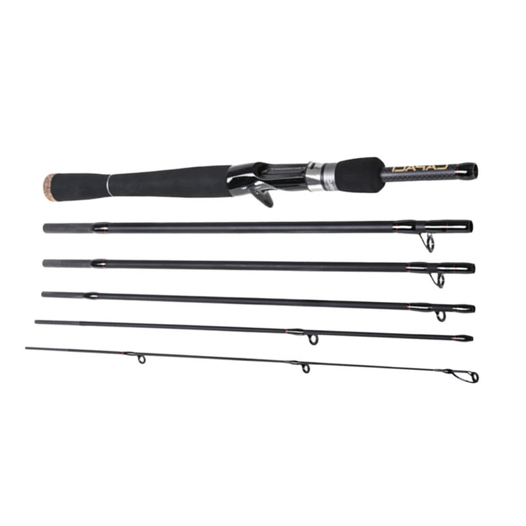 Fishing Rod Carbon 6 Section 2.4M Spear Bass Sea Fishing Rod for Freshwater  Saltwater Sea Bass Trout Carp Short Lure Rod (CASTING)