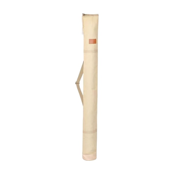 Fishing Rod Carry Bag - Cylindrical Storage Case with Adjustable Shoulder Strap for Outdoor Fishing, Travel, and Gear Organization
