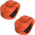 thumbnail image 1 of Fishing Rod Clips, 2-Pack Portable Rod Holders for Shore and Boat Fishing, One-Handed Anti-Scratch Design, Fits Rods up to 0.47 Inches, 1 of 9