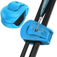 thumbnail image 1 of Fishing Rod Clips, 2-Pack Portable Rod Holders for Shore and Boat Fishing, One-Handed Anti-Scratch Design, Fits Rods up to 0.47 Inches, 1 of 9