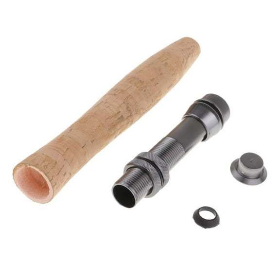 Fishing Rod Cork Handle Grip &Reel Seat Replacement DIY Fly Rod Building - Model 1