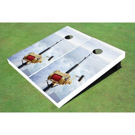 Fishing Rod Cornhole Boards
