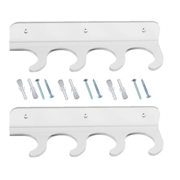 Wall-Mounted Fishing Rod Display Stand Rack Holder for Home, Wall Shelf Pole Organizer for Fishing Gear Storage