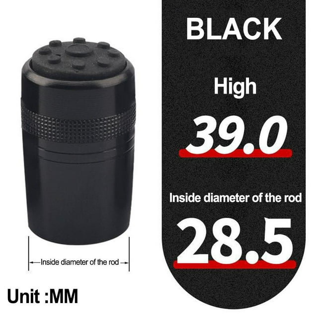 Fishing Rod End Cap Aluminum Alloy Fishing Rod Plug Rod Tail Plug 28