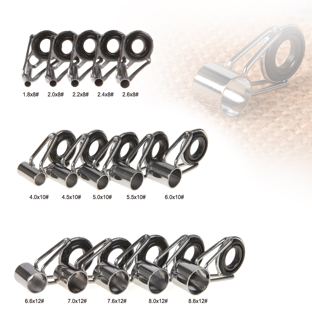 Fishing Rod Guides,15 Sizes Rod Kit Rod 75pcs/box 15 Sizes Rod Diy Eye ...