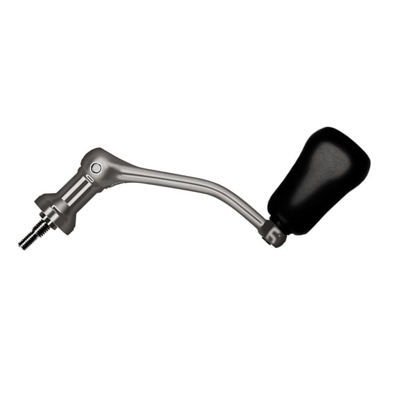 Fishing Rod Handle Fishing Reel Screw-in Power Handle Double/Single Rockers Arm for Baitcasting Reel Replacement Part