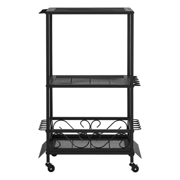 Fishing Rod Holder 10-Rod Rack, Mobile Fishing Pole Cart with Wheels, Fish Gear Organizer, Garage Storage for Tackle, Reels, Gifts for Fisherman
