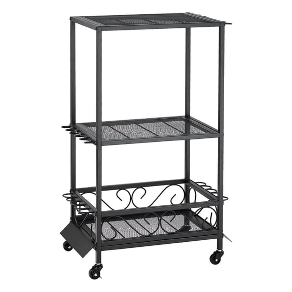 Fishing Rod Holder 10 Rods, Mobile Fishing Rack Cart with Wheels, Gear Organizer for Garage Home, Tackle Reel Storage, Gifts for Fisherman