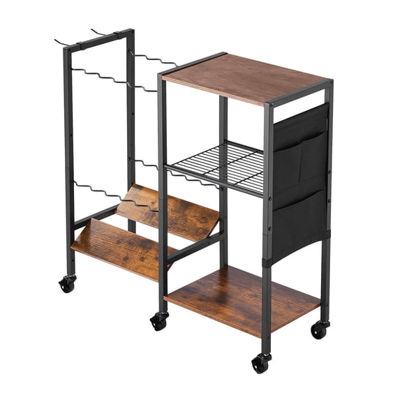 Fishing Rod Holder 12-Rods, Mobile Rack Cart with Wheels, Fish Gear Organizer for Garage, Tackle Box & Reel Storage, Gifts for Fishermen