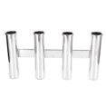 Fishing Rod Holder 4 Tube Racks Vertically Mounted Stainless Steel