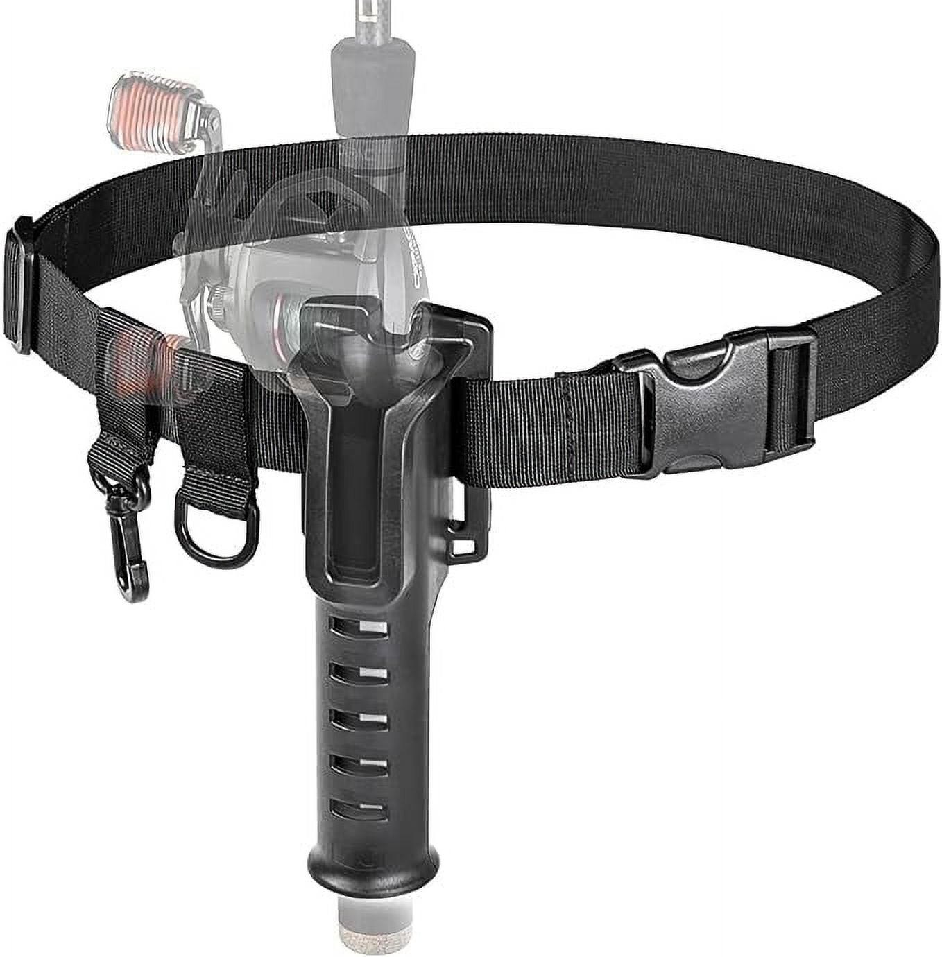 Fishing Rod Holder Belt Adjustable Waist Wading Belts for Men with