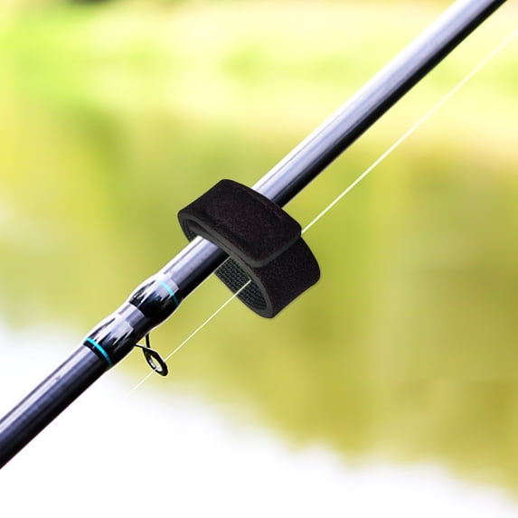 Fishing Rod Holder Belt, Stretchy Pole Wrap with Hook Loop Design, Rod Tidy Strap for Fishing Gear, Tackle Organizer Belt
