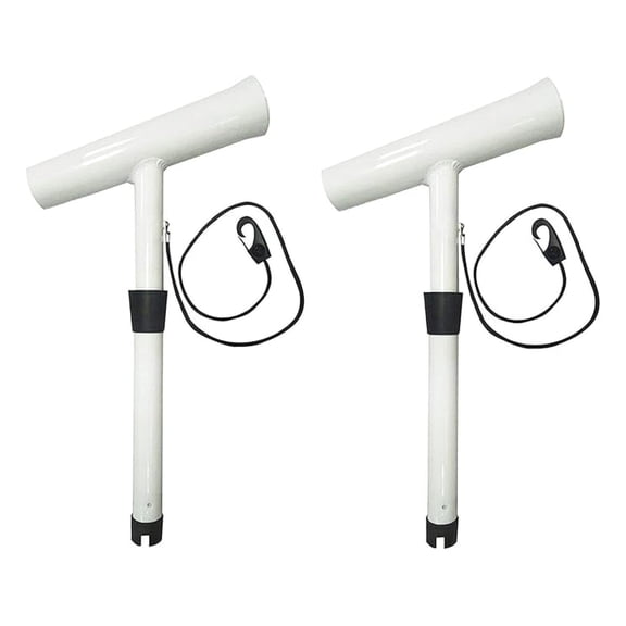Fishing Rod Holder Outrigger Plug-in Rod Pod for Boats Marine Ship Angling Water Sports Installation Accessory 2 Pack
