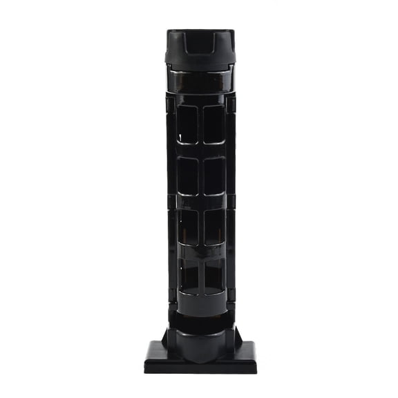 Fishing Rod Holder Stand Vertical Mount Adjustable Height Rack Storage System,For Tackle Box Boat Marine Equipment(Black)
