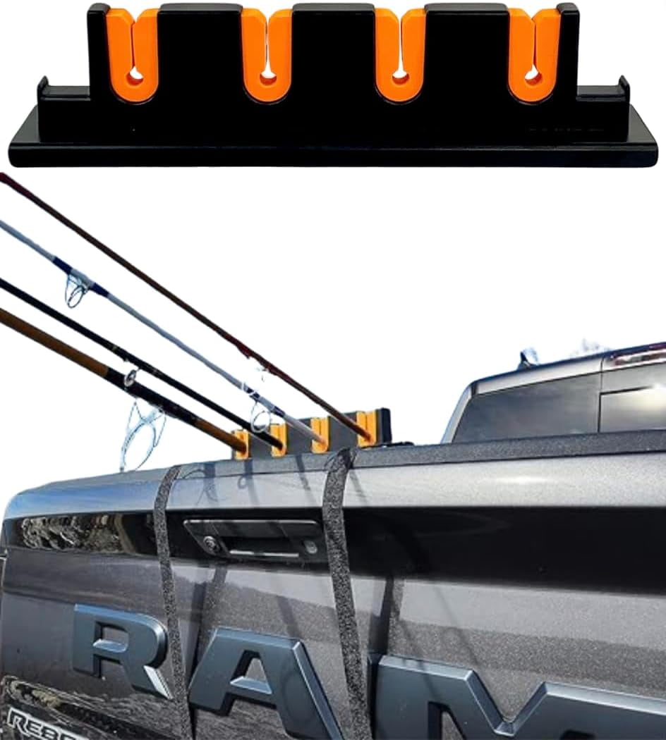 fishing rod holder for truck with Tmat Anchors With the capacity to hold up to 5 rod and reel combos Fishing Pole Holder Toyota Truck