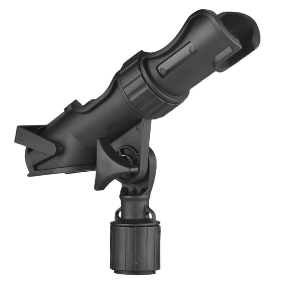 Fishing Rod Holder Universal Mount Kit 360 Degree Adjustable Power Lock Pole Bracket for Kayak Boat (11.02 inches / 28 cm)