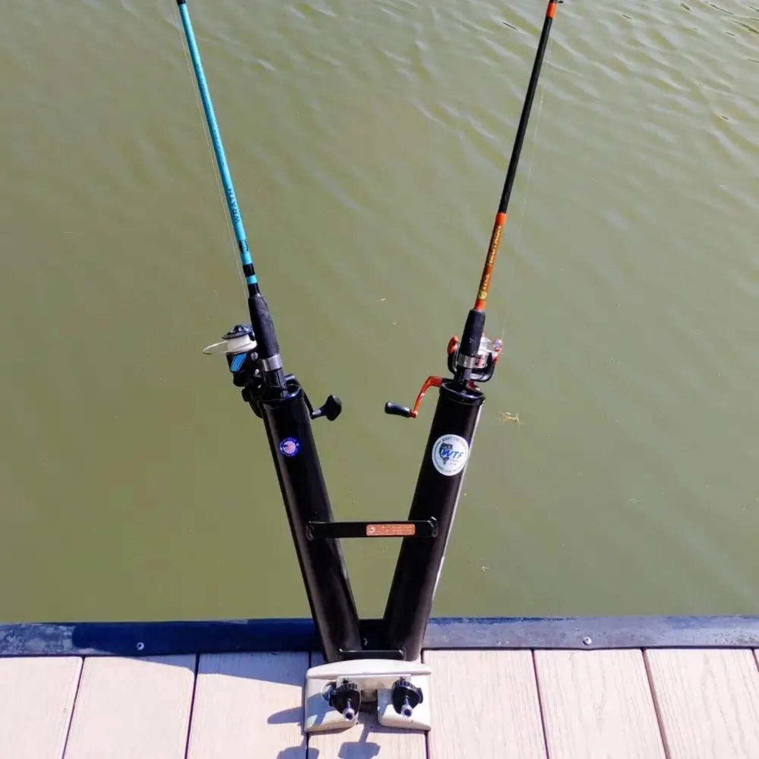 Fishing Rod Holder for Docks and Piers - "Dock-It Fisher" - Walmart.com
