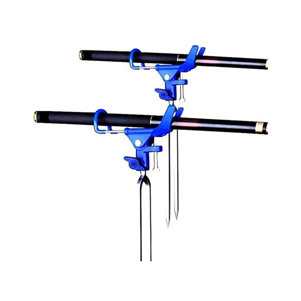 Adjustable Telescopic Fishing Rod Holder & Ground Bracket - 50cm Aluminum Stand For Bank & Surf Fishing