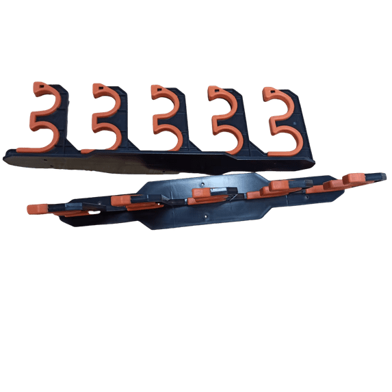 Fishing Rod Holders, Fishing Pole Holders for Garage, Wall or Ceiling Mounted Fishing Rod Rack Holds Up to 10 Rods