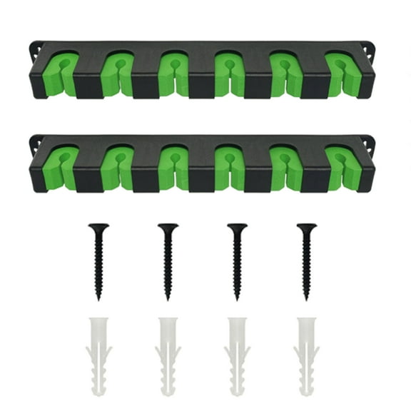 Fishing Rod Holders for Garage, Vertical Horizontal Rod Holder Wall Mount Fishing Rod Rack Rod Holder Holds Up to 6 Rod