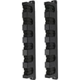 thumbnail image 1 of Fishing Rod Rack Holders Wall-mounted Fish Pole Holder for Garage & Boat 6-Rod Storage Racks (Horizontal Black, 1 Pair), 1 of 12