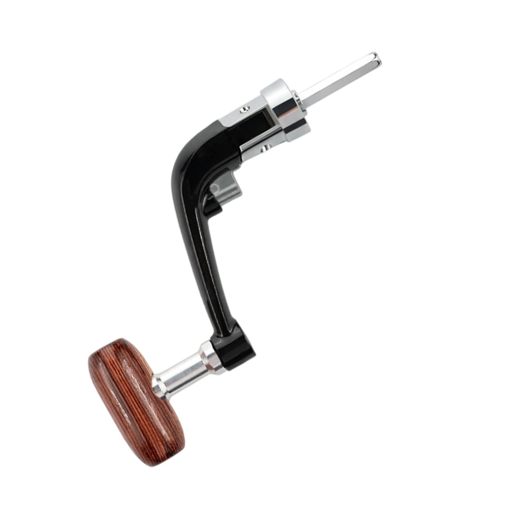 Rod Rotating Handle Fishing Rod Reel Crank Rocker Arm Power Handle Fishing Reel Handles ...
