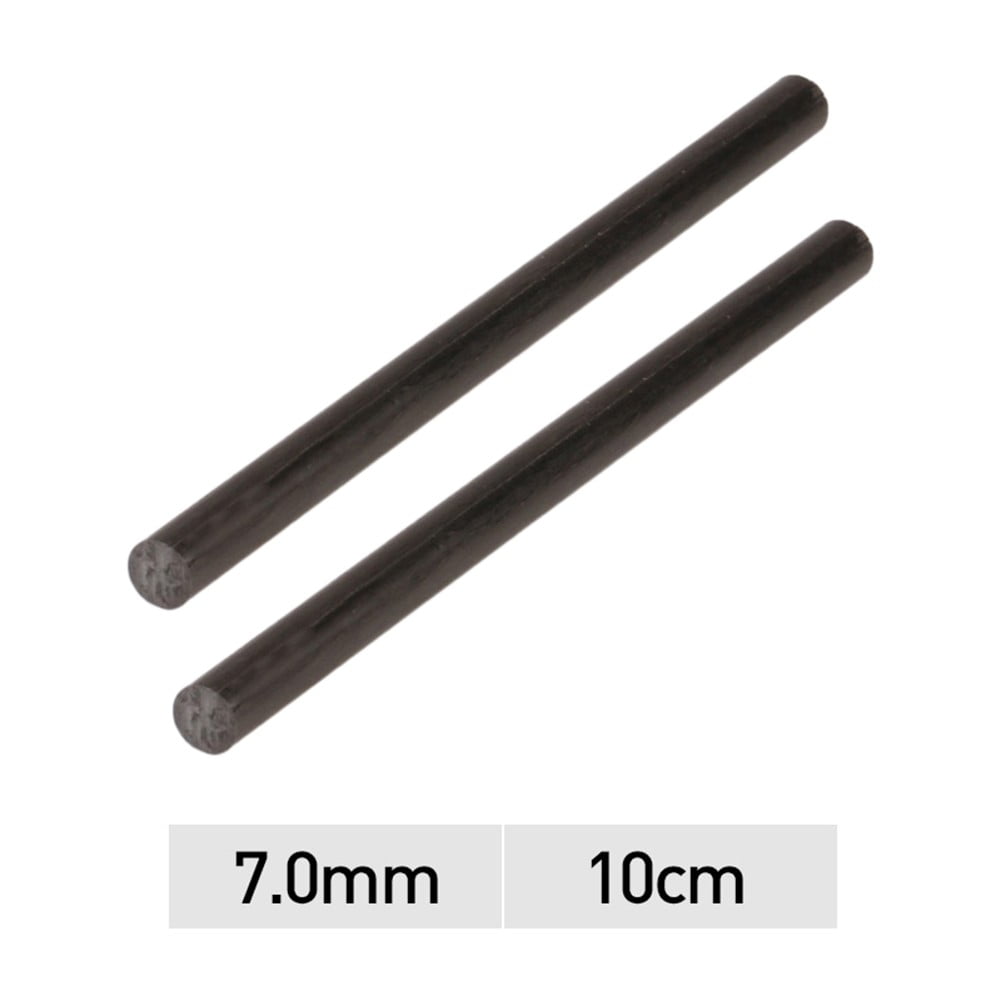 Fishing Rod Repair Kit Carbon Fiber Sticks 1mm~10mm*10cm for Broken Fishing Pole, adult Unisex, Size: One size, 6mm