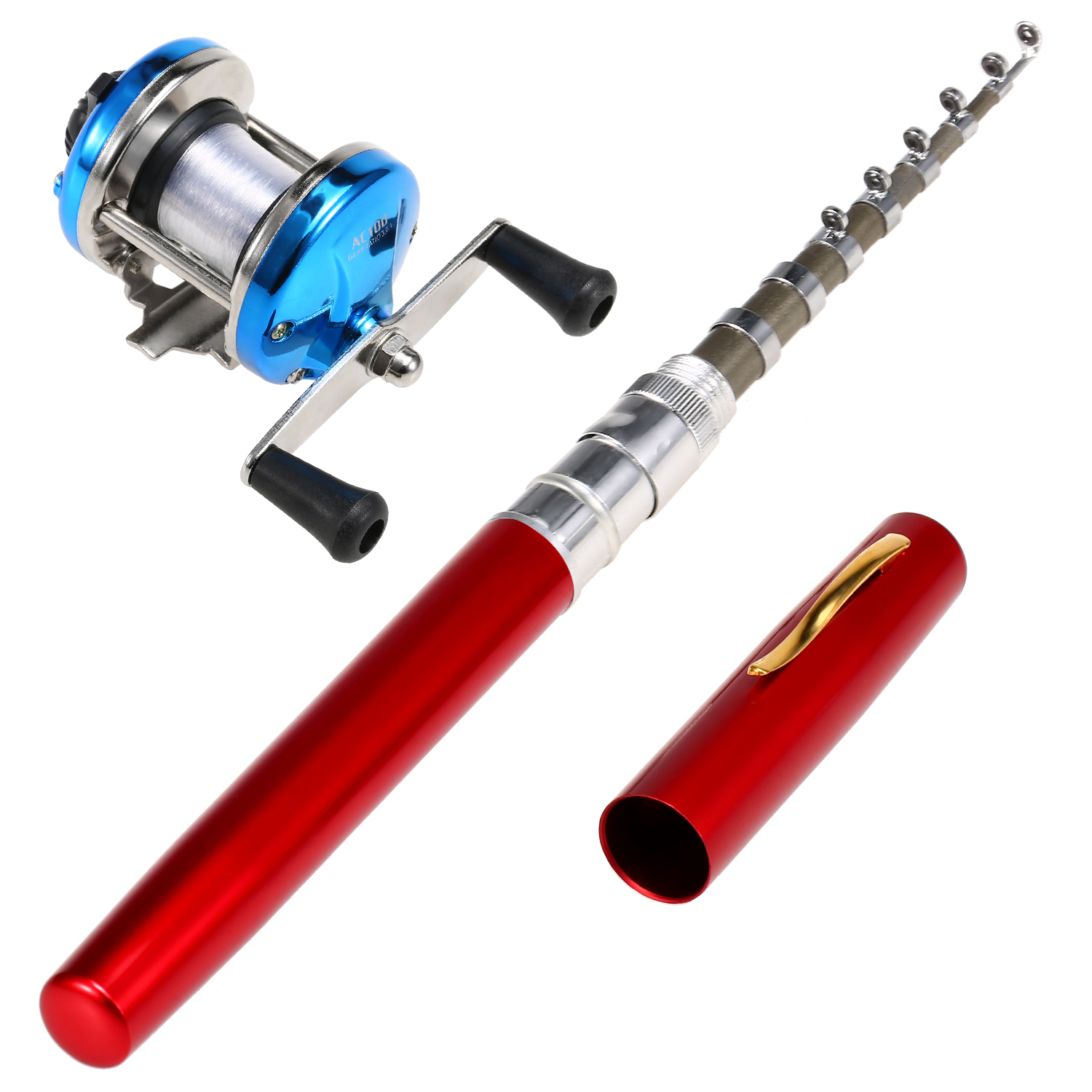 Fishing Rod,Rod Pole Reel Pole Reel Combos Pen Rod Reel Combos Set Rod ...
