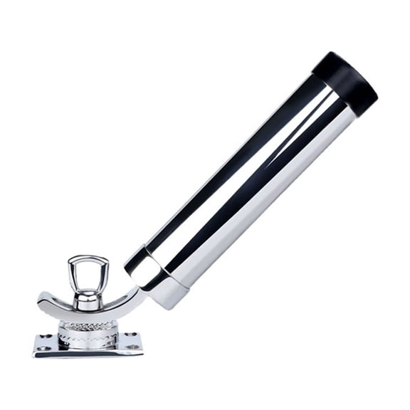 Fishing Rod Seat, 360-degree Steering Fishing Bracket Yacht Ship Turret Rod Seat 316 Stainless Steel, Marine Hardware Accessories ,Universal Compatibility